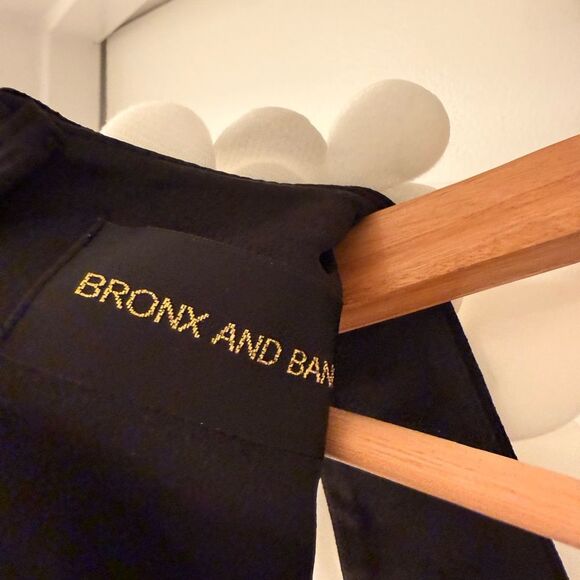 NWOT BRONX AND BANCO Estelle Black and White Mini Dress - Picture 9 of 16